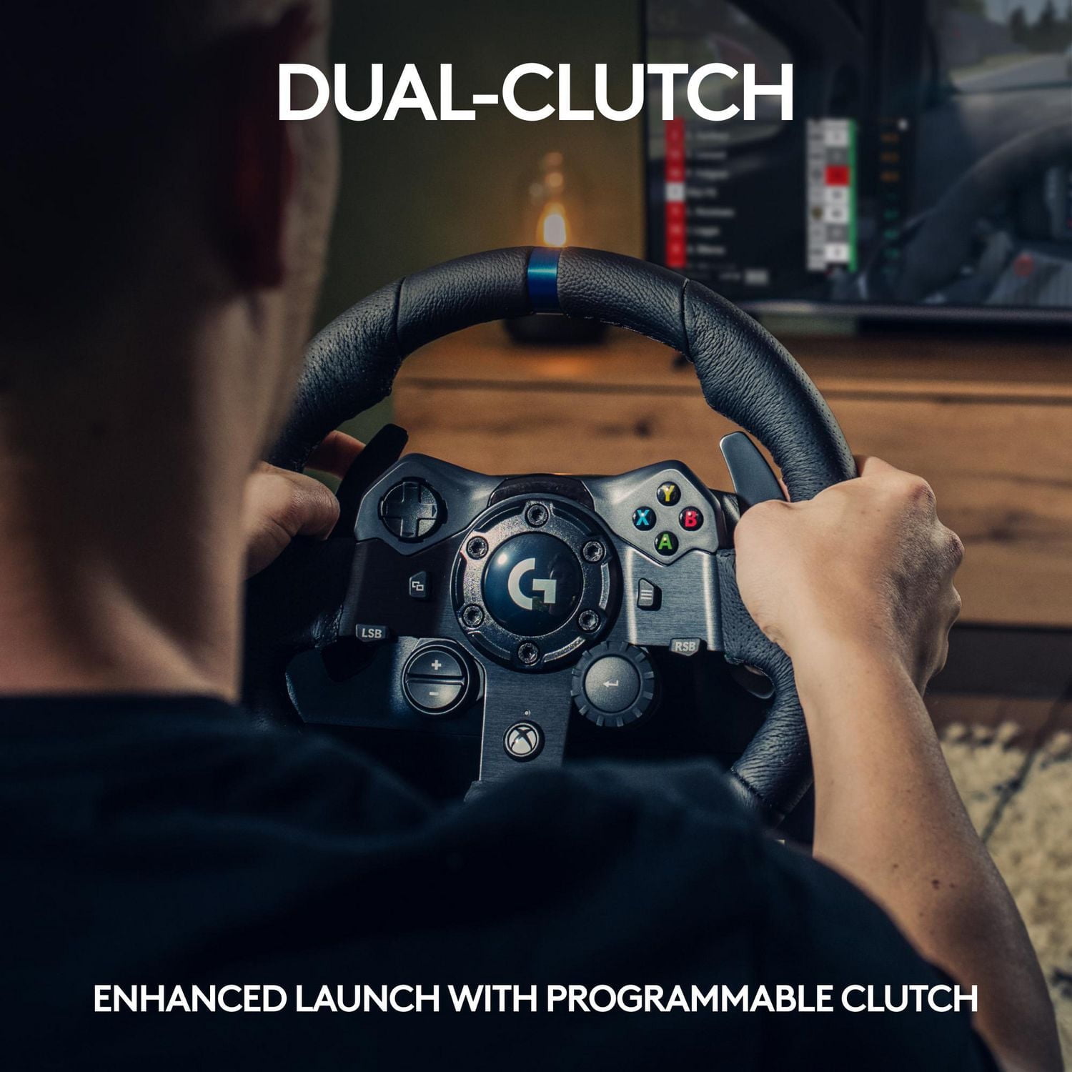 Logitech G923 Racing Wheel and Pedals for Xbox Series X|S, Xbox