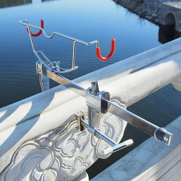 Metal Bridge Fishing Rod Holder Fishing Pole Bracket Support Non