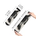 thumbnail image 2 of Salouo Double Exposure Cat Forest Pattern Unisex Middle Tube Socks,Middle-Finger Knee High Socks Over The Calf Tube Stocking Crew Stockings for Women and Men Tube Socks, 2 of 8