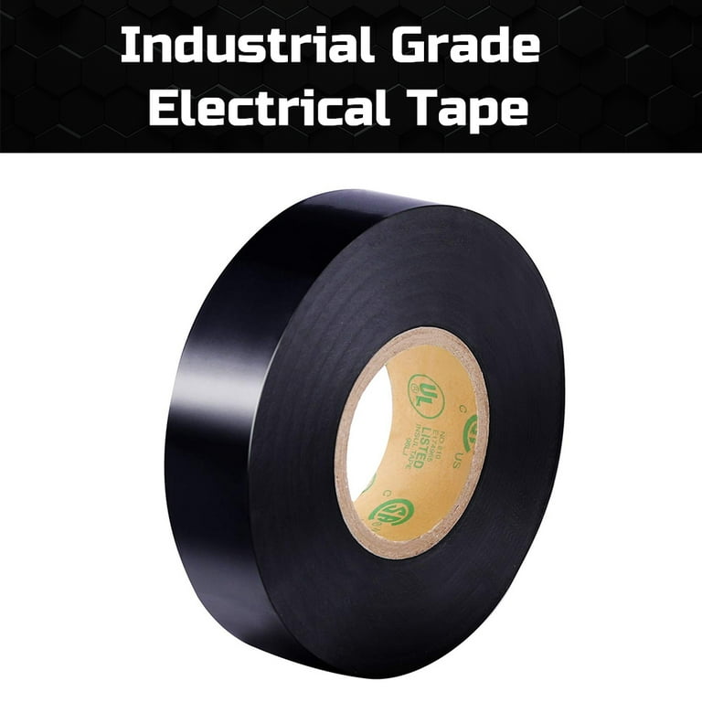10-Pack White Electrical Tape Waterproof, 3/4 in x 66ft Industrial Grade  UL/CSA
