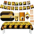 thumbnail image 5 of HEROOY Upgraded Halloween Decoration Party Disposable Tableware Supplies Set Holiday Theme N, 5 of 6