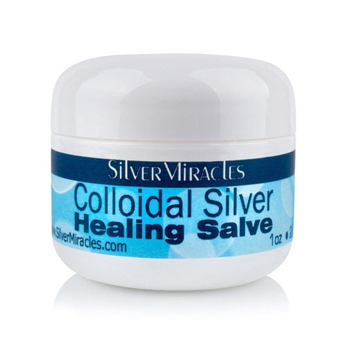 Silver Miracles Colloidal Silver Healing Salve 1 oz