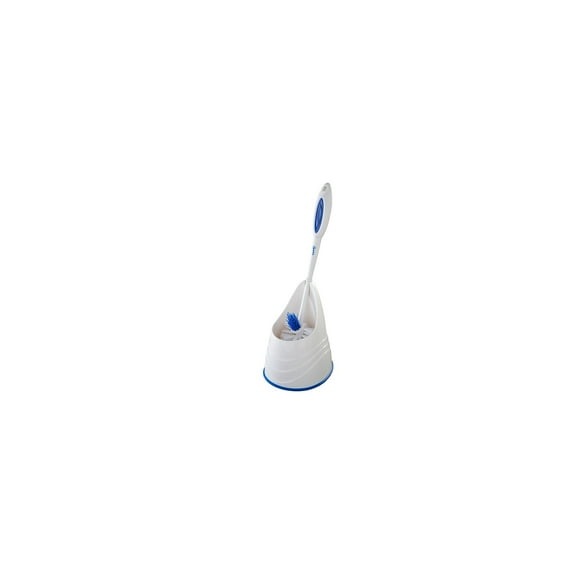 Lysol Quickie Plastic Toilet Brush with Caddy Multicolor (2055463) 866696