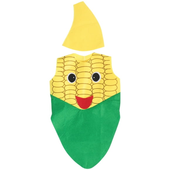 1 juego de disfraz de verduras para fiesta infantil, disfraz de verduras, ropa de fiesta de cosplay para niños