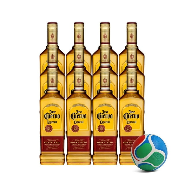 12 Tequila Jose Cuervo Especial Reposado 695 ml + Balón Mini