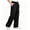 Black, variant on TKKCS Boys Cargo Sweatpants Straight Leg Loose Outdoor Casual Elastic Waist Open Bottom Pants with Zipper Pockets Dark Gray 9-10Years