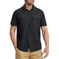 thumbnail image 2 of Dsseng Men‘S Summer Fishing Shirt Polyester Fabric Soft Sun Protection Comfortable Lightweight Quick Dry Breathable Multi-Kinetic Pocket Design Open Placket Single Breasted Outdoor Mounta, 2 of 7
