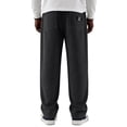 thumbnail image 7 of UDAUDU Men's Corduroy Joggers Drawstring Loose Fit Wide Leg Straight Baggy 2026 Fashion Casual Pants Comfort Fit​ Trousers Black S, 7 of 7