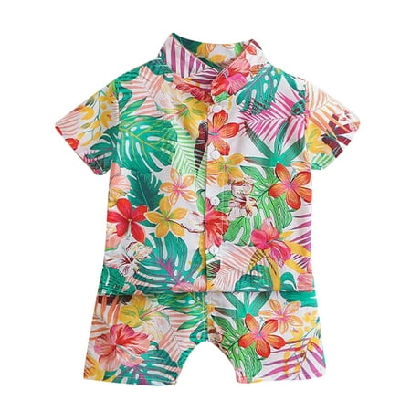 

Baby Boy Clothes OutfitsCottonFloral PrintedCasual2PC Set