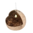 thumbnail image 2 of Nido de pájaro de coco, cabaña para cría de periquitos, casa para pájaros, mascotas, hábitats, decoración, cría. con coco rallado, 2 of 8