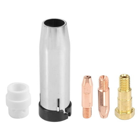 

Welding accessories Contact Tip Conical Nozzle Tip Holder & 24KD MB24 MIG Welding Torch 59Pcs