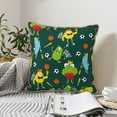 thumbnail image 6 of KLL Sport Monster Decorative Throw Pillow Covers Velvet Soft for Couch Sofa Bedroom Living Room Outdoor - 20"x20", 6 of 8