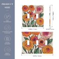 thumbnail image 2 of Yayeee Toggle Light Switch Wall Plate 2-Gang 4.56"x4.48" Decorative Outlet Cover, Hand Drawn Floral, 2 of 7