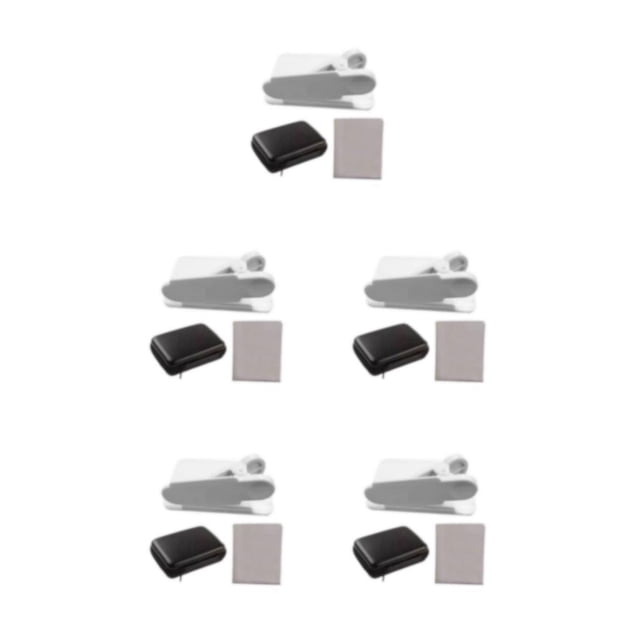 Guardoinrt Robuste et Durable Téléphone Réflexion Caméra Clip pour la Performance de Longue Durée Large Application Plastique Facile à Blanc 5Set