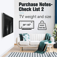 thumbnail image 4 of TV Wall Mount Bracket for 14-32 Inch Screens Universal Fixed Flat Panel Holder for Plasma TV HDTV LCD LED Monitor, 4 of 7