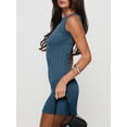 thumbnail image 4 of Vestido Wenrine, minivestido de verano sin espalda, de punto acanalado, para mujer, 4 of 5