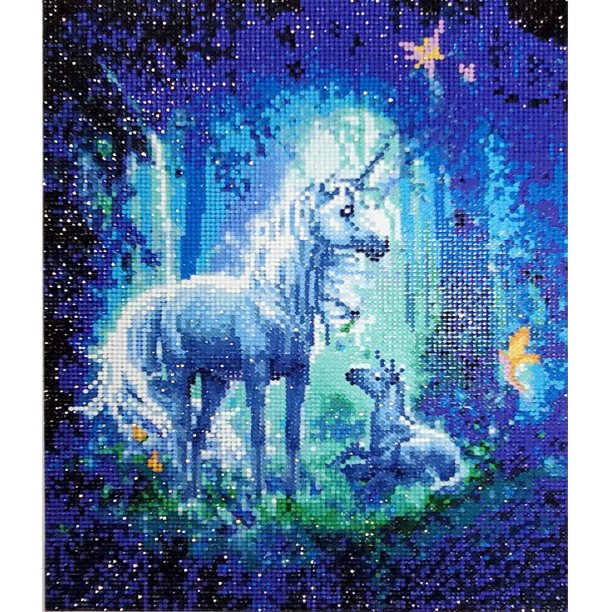 5D DIY Diamond Painting by Number Kits Unicorn Full Drill Diamond