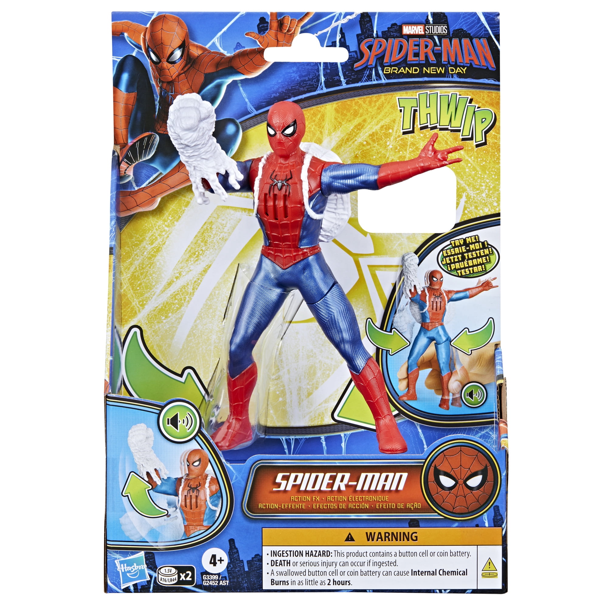 Marvel Studios Spider-Man Brand New Day Action FX Figure, 6 Inches, Ages 4 and Up