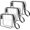 thumbnail image 1 of Cosmetiquera Transparente, 3 Piezes Bolsa de Cosméticos Transparente Con Cierre, Organizador de Maquillaje Portátil,Neceseres y Bolsas de Cosméticos Para Viajes de Negocios y Desplazamientos, 1 of 7