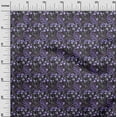 thumbnail image 3 of oneOone Tissu en Coton Flex Violet à Fleurs Tissu pour Robe Tissu Imprimé au Mètre 40 Pouces de Large, 3 of 5