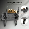 thumbnail image 3 of MountLiving Tilting TV Wall Mount for 26"-65" TVs,Max 400x400mm VESA,Holds up to 99lbs,up to 8.5°Tilting,16'' Wood Stud, 3 of 8