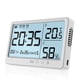 thumbnail image 3 of Matsuzay Termómetro LCD Humedad Medidor sensible preciso Medidor de temperatura de pie Reloj despertador multifuncional Mesita de noche para el hogar Termómetros Matsuzay HA010460-00B, 3 of 6