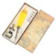 thumbnail image 1 of Pluma de caligrafía con 5 puntas, juego de tinta para escribir, caja de regalo, pluma estilográfica de boda, 1 of 5
