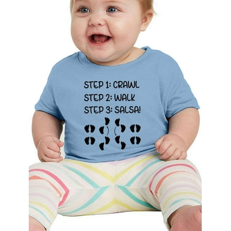 

Crawl Walk Salsa T-Shirt Infant -Smartprints Designs 6 Months