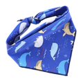 thumbnail image 3 of Dog Triangle Bandana Animal Patterned Cotton Daisy Dog Bandana Dog Triangle Bib, 3 of 10