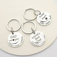 thumbnail image 4 of Anavia "Daddy's Lucky Charm" Father's Day Gift for Dad - Engraved Stack Keychain Stainless Steel - Father's Day Gift - Gift for Him - Custom Keychain - World's Best Dad - #1 Dad - Gift from Kids, 4 of 9