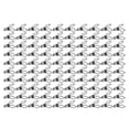thumbnail image 2 of 100 Clips de Carpeta ANGGREK Forma de Flor Metal, 2 of 8