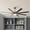 Gold, variant on Parrot Uncle 65-Inch Windmill Ceiling Fan with LED Lights and Remote, Antique Gold and Black