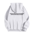 thumbnail image 4 of MHFRRA Sudadera con Capucha para Un Uso Cómodo y La Expresión de Ideas Blanco, 4 of 5