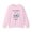 Light Pink, variant on Cat Heart Sweatshirt, Heart Sweatshirt, Cat Sweatshirt, Valentine's Day Sweatshirt, 50/50 Cotton-Poly Animal Sweatshirt 122