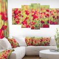 thumbnail image 1 of Beautiful Poppy Flowers Background - Large Flower Canvas Art Print, 1 of 3