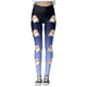 thumbnail image 3 of MKLEKYY Leggings deportivos push up para mujer, leggings para entrenamiento, leggings con estampado navideño, pantalones de bloques de color, leggings elásticos suaves 3669, 3 of 3