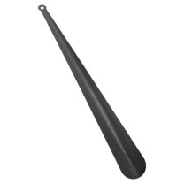Unique Bargains 1 Pc Small Hole Long Handle Shoe Horn for Shoe 17.52"x1.77" Silver Tone Gray
