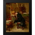 thumbnail image 2 of Meissonier, Ernest 20x24 Black Modern Framed Museum Art Print Titled - A Painter, 2 of 5
