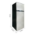 thumbnail image 6 of Frigidaire 7.5 Cu. ft. Top Mount Refrigerator, Apartment Size Fridge with Reversible Doors, Platinum, 6 of 13