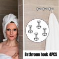 thumbnail image 2 of 4 piezas de cobre sólido baño ropa ganchos baño pared ganchos Hardware, 2 of 5