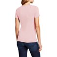 thumbnail image 2 of Hat and Beyond Womens Classic All Season Fashion Athleisure Low Scoop Neck Short Sleeved Tee Shirt, 2 of 7
