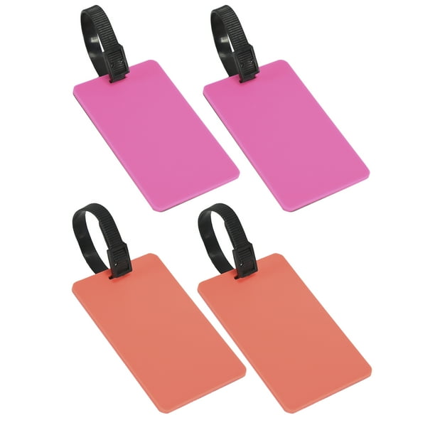 Travelers Club 4pc Id Tag Assortment Pink Orange Walmart Com Walmart Com<script async src=