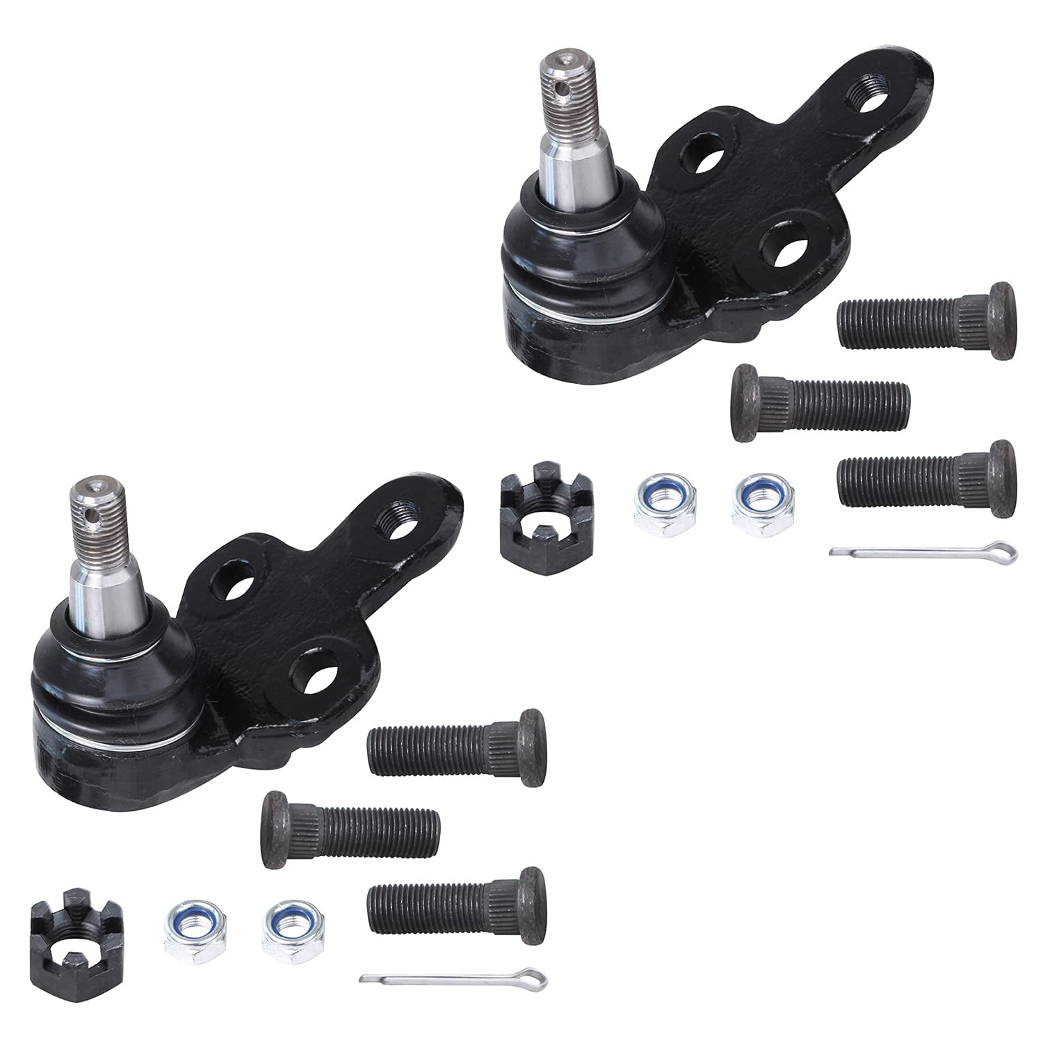 Detroit Axle - 8pc Front Wheel Bearing Hubs Kit for Toyota Camry Avalon Solara Lexus ES300 RX300 2 Wheel Hub Bearings 2 Lower Ball Joints 2 Sway Bars 2 Outer Tie Rods Replacement