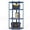 Blue, variant on Gymax 4-Tier Adjustable Garage Storage Utility Rack Corner Shelving Unit for Warehouse Silver