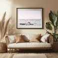 thumbnail image 3 of Pelicans Over Ocean - Monterey California Photography Ocean Waves Seascape Coast Beach Nature Minimalist Black Framed Wall Art Print 16 x 24 inches, 3 of 4