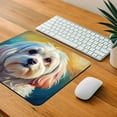 thumbnail image 4 of Maltese Dog Expressionism Art Mouse Pad Low Profile Gaming Mat, 4 of 7