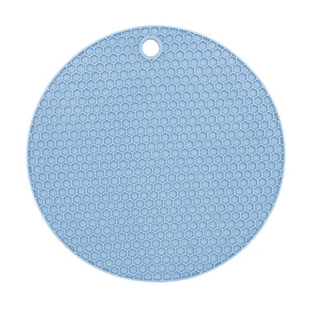 Almohadilla de agarre de 5 uds, posavasos redondo de silicona resistente al calor para encimera, ollas calientes, sartenes, alfombrilla aislante para tazas