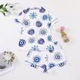 thumbnail image 3 of MAIHAN Women Pajamas Sets 2 Piece Short Sleeve Sleepwear Summer Soft Pajamas Set Button Shirt and Elastic Waist Shorts Comfort Shirts and Shorts Loungewear, 3 of 6