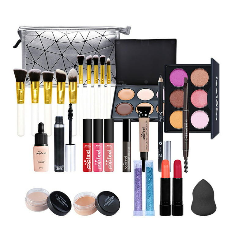 29Pcs Makeup Kit All-in-One Cosmetic Set Full Starter Kit with Eyeshadow  Lipstick Cosmetic Kit for Girls Women