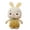 Yellow, variant on Yellow 25Cm Soft Pp Cotton Plush Bunny Doll For Kids Cute Fruit Pineapple Stuffed Animal With Easter Scarf